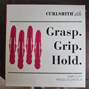 CURLSMITH GRASP CLIP HOLD HAIR CLIPS - BOX OF 4 - NEW/IN BOX